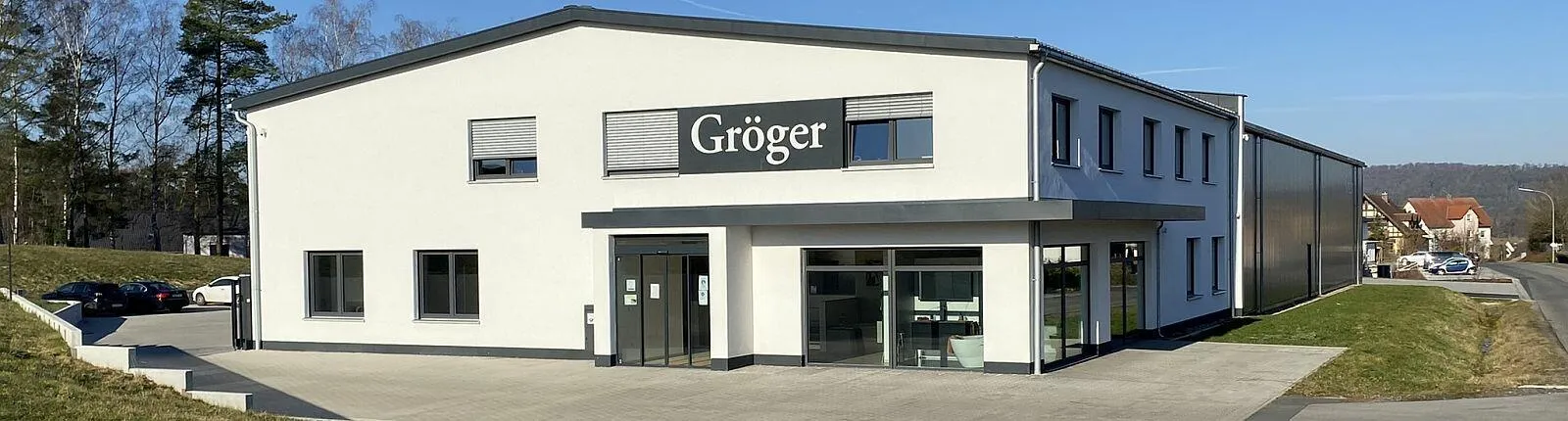 Das Firmengebäude der Firma Gröger.
