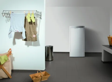Hauswirtschaftsraum mit Heizkessel "icovit exclusiv" von Vaillant.