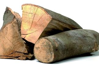 Scheitholz in der Detailansicht