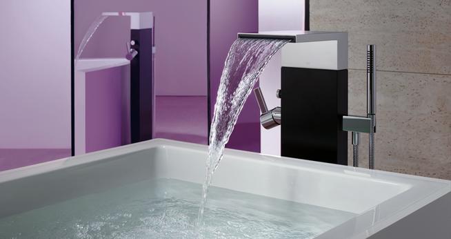 MEM Wannenbatterie in Rosegold von Dornbracht