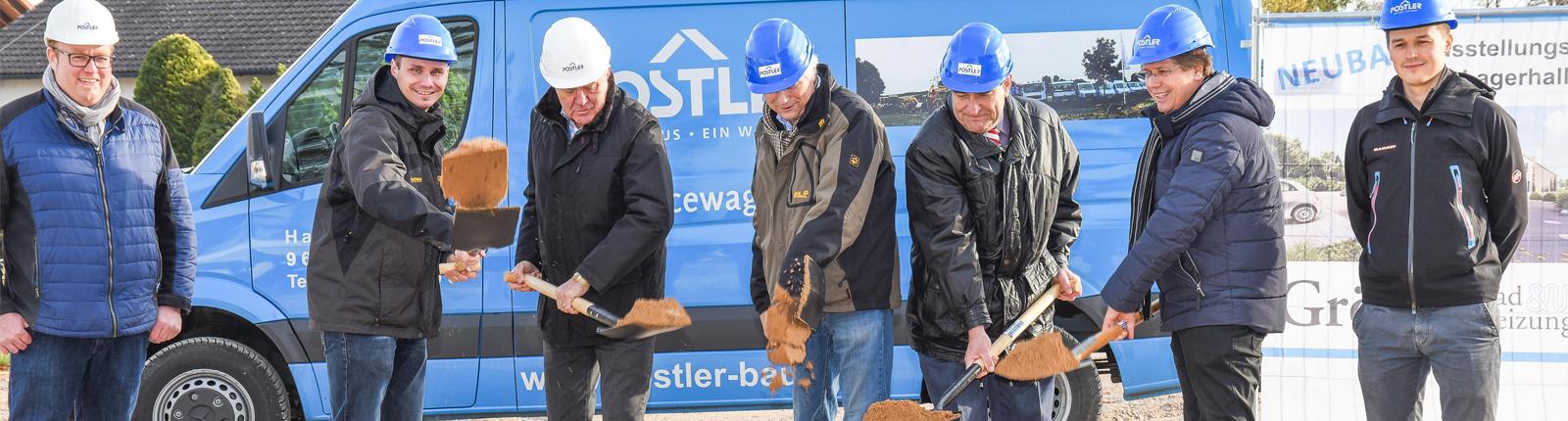Spatenstich zum Betriebsneubau