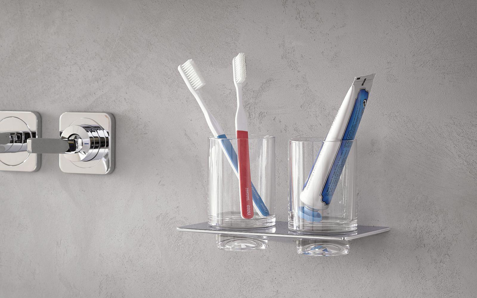 Mundspülgläser der Serie art von Emco 